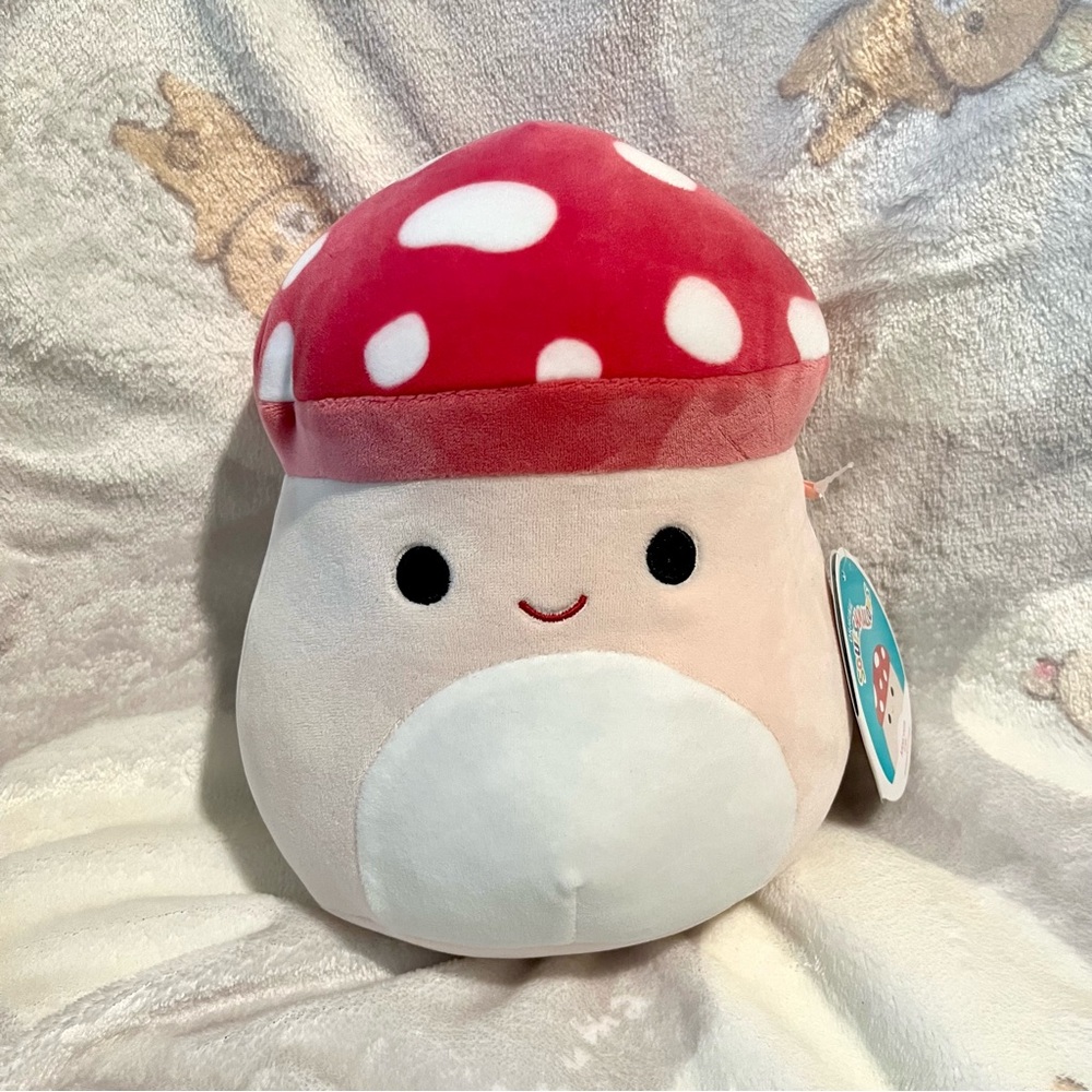 NWT Squishmallows Malcom the Mushroom 8 inches KellyToy Plush